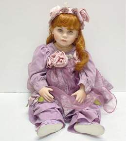 Thelma Resch 26" Tall Limited Edition Signed Decorative Porcelain Designer Doll