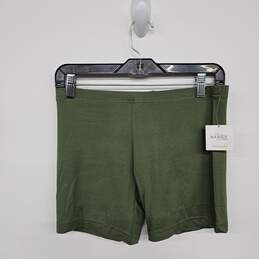 Olive Green Spandex Shorts