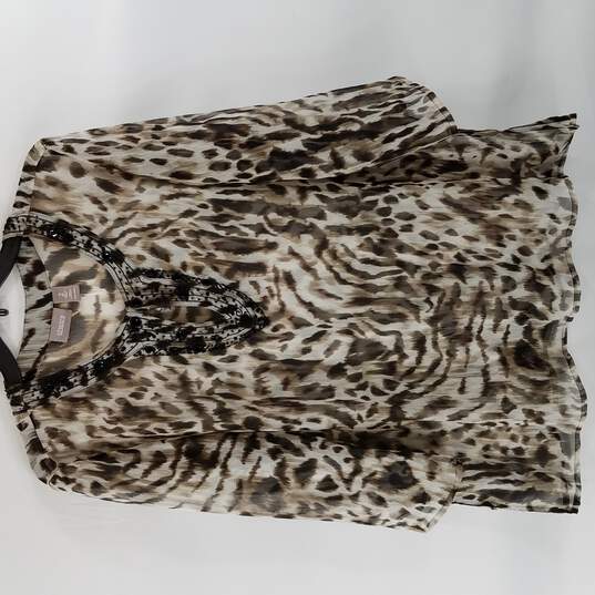 Chicos Women Brown Blouse XS NWT image number 1