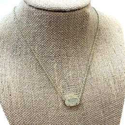 Designer Kendra Scott Gold-Tone Link Chain Elisa Pendant Necklace