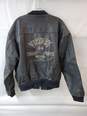 Harley Davidson Black Racing Leather Jacket Size XL image number 2