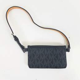 Michael Kors Monogram Belt Bag Black