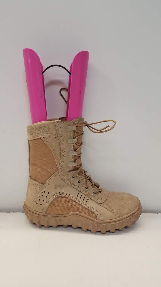 Rocky S2V Tactical Boots Brown Suede Women US 4.5 image number 1
