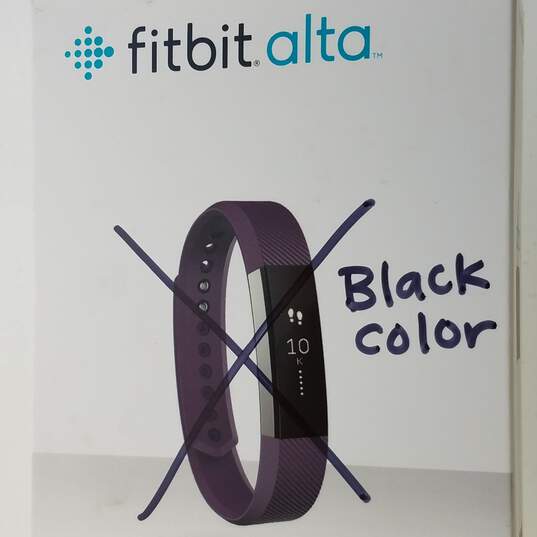 Fitbit Alta Fitness Wristband Black Size S image number 2