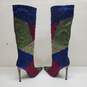 Fashion Nova Khloe Embellished Knee High Boots in Multicolor Size 6 image number 4