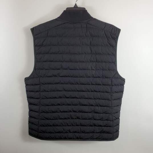 Lacoste Men Black Puffer Vest XL image number 4