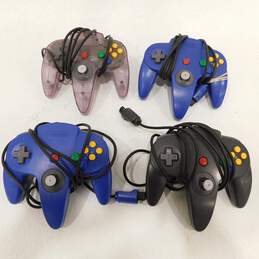 4ct Nintendo 64 Controller Lot