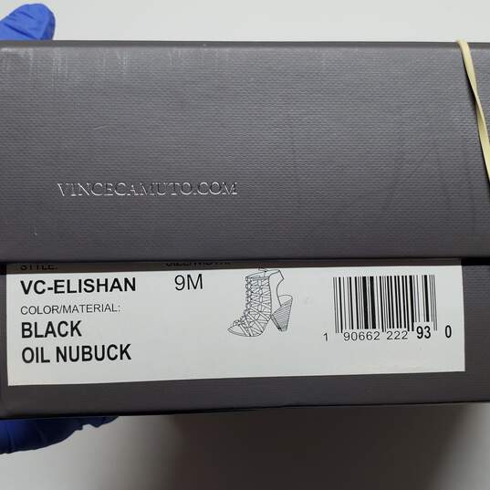 Vince Camuto ELISHAN Women's Black Oil Nubuck Heels Size 9M image number 7