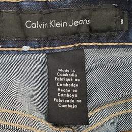 Calvin Klein Women Blue Boot Cut Jeans Sz 8