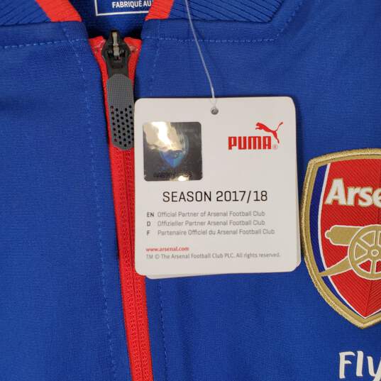 Puma Men Blue Arsenal Track Jacket L NWT image number 3