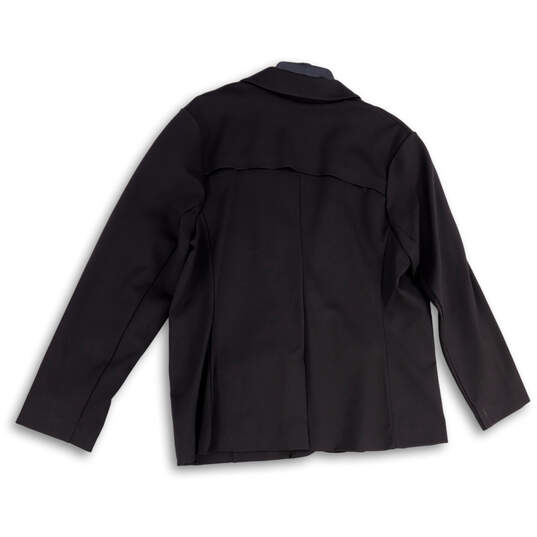 NWT Womens Black Long Sleeve Notch Lapel One Button Blazer Size XXL image number 2
