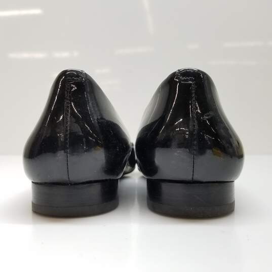 WOMENS VIA SPIGA PATENT LEATHER SLIP ON POINTED TOE SHOES image number 2