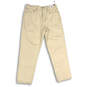 NWT Womens Beige Denim 5-Pocket Design Slouchy Boyfriend Jeans Size 28 image number 1