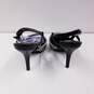 Azalea Wang Sorrel Black Rhinestone Slingback Kitten Heels Shoes Size 7.5 B image number 4