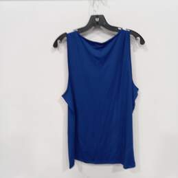 Focus 2000 Stretch Fabric Royal Blue Blouse Top Size XL - NWT alternative image