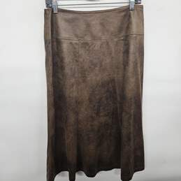 Christopher & Banks Brown Skirt alternative image