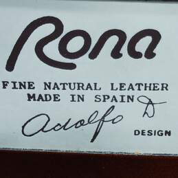 Rona Brown Leather Briefcase alternative image