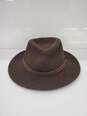 Men VTG  PENDLETON  Wool Brown FEDORA Felt Hat Size-L image number 1