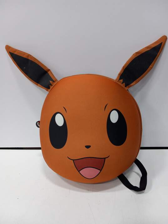 Pokemon Eevee Character Molded Large Oversized Backpack image number 1