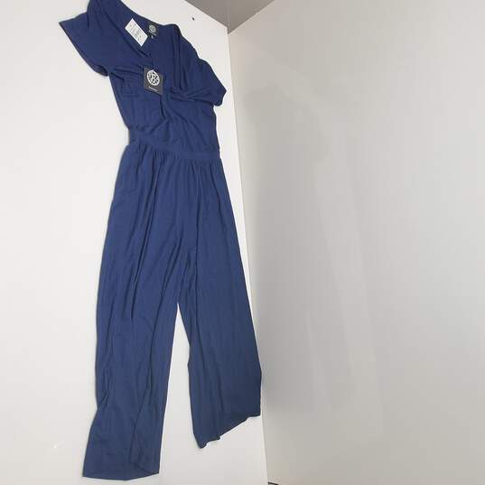 Wm Bobeuau Navy Blue Jumpsuit Pant Dress Sz S image number 1