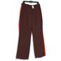 NWT Express Womens Red Super High Rise Wide Leg Pull-On Dress Pants Size Large image number 1