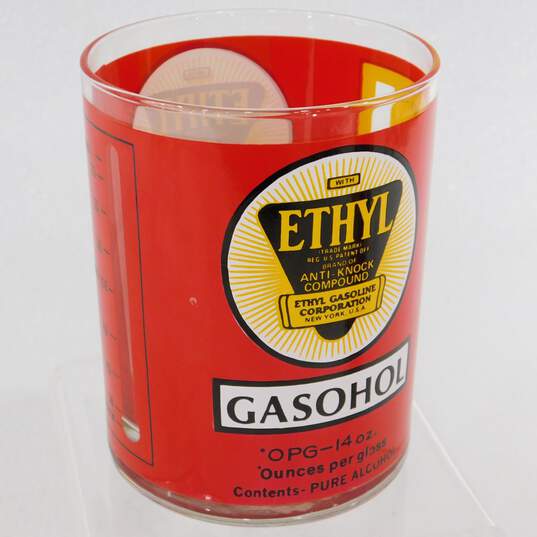 2 Vintage Ethyl Gasohol 14 Oz Drinking Glasses image number 2