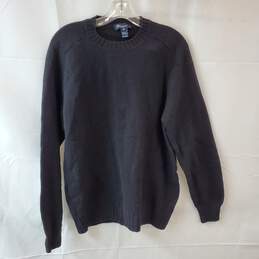 Medium Size Black Long Sleeve Pullover Sweater