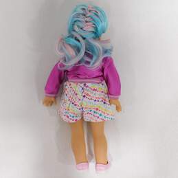 American Girl JLY 88 Doll Blue Eyes Pink Blue Hair alternative image