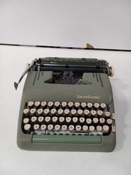 Vintage Smith-Corona Silent Super Green Portable Typewriter