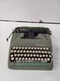 Vintage Smith-Corona Silent Super Green Portable Typewriter image number 1