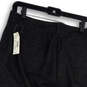 NWT Womens Gray Flat Front Wide Leg Pockets Regular Fit Capri Pants Size 6 image number 4