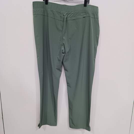 EDDIE BAUER WT DEPARTURE ANKLE GREEN PANTS WOMENS SIZE T2XL NWT image number 2