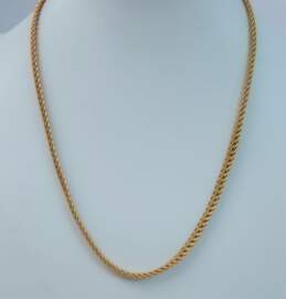 10k Yellow Gold Chunky Flattened Chain Necklace 13.2g