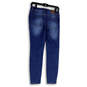 Womens Blue Denim Medium Wash Pockets Stretch Skinny Leg Jeans Size 2/26 image number 2