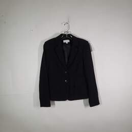 Womens Long Sleeve Notch Lapel Single Breasted Two Buttons Blazer Size 4