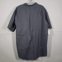 NWT Mens Geometric Stretch Short Sleeve Collared Button-Up Shirt Size XL alternative image