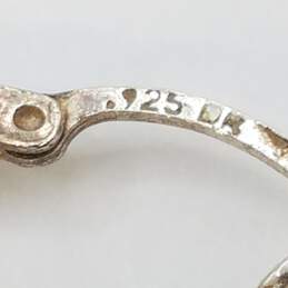 Sterling Silver Asst. Gemstone Hoop Earrings Sz 8 3/4 - 9 Ring Bundle 4pcs 20.5g alternative image