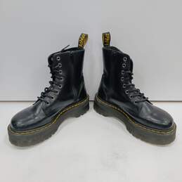 Dr. Martens Unisex Jadon Smooth Black Leather 8 Eye Platform Boots Size 7 alternative image
