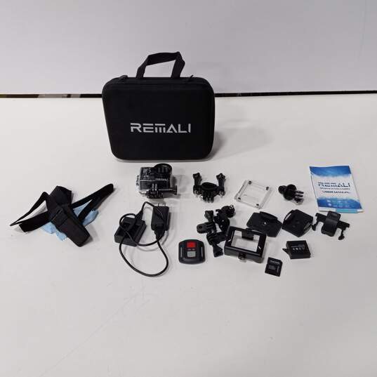 Remali Sports Action Camera In Case w/ Accessories image number 1