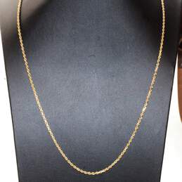 10K Yellow Gold 23.50 Inch Necklace