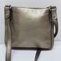 Fossil Genuine Marlow Metallic Gold Leather Crossbody Handbag Bag #ZB5560 image number 2