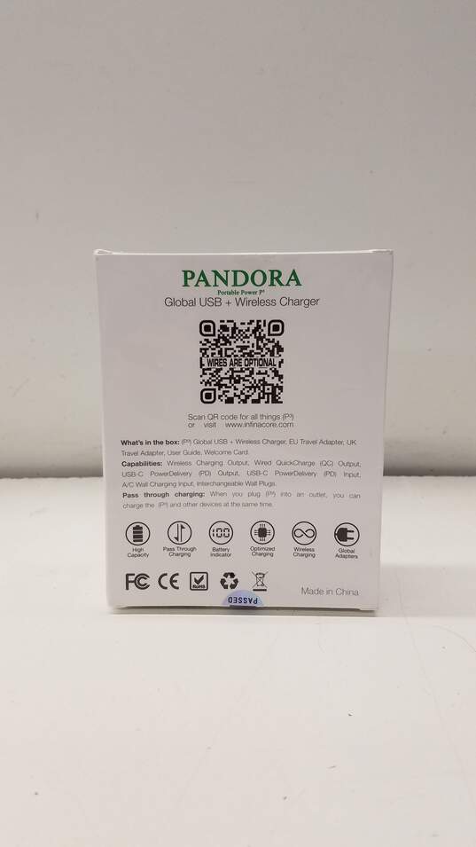 Infinacore Pandora Global USB Wireless Charger 190904W Power Bank 8000mAh NIB Sealed image number 2