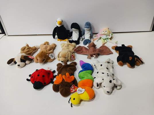 13 Assorted Mixed Lot Of Ty Beanie Baby image number 1