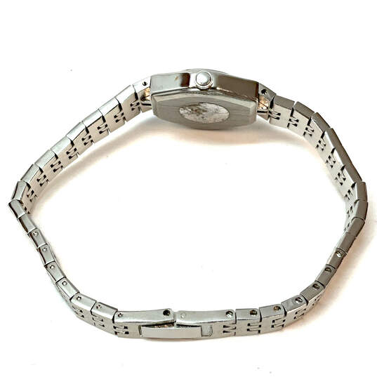 Designer Citizen Silver-Tone Chain Strap Round Dial Analog Wristwatch image number 3