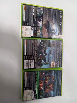 Lot of 3 Assorted Microsoft Xbox 360 Halo Video Games alternative image