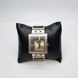 Women's Swatch Irony Square Mirror Stainless Steel Watch alternative image