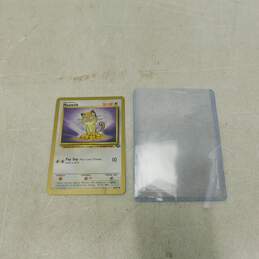 Pokemon TCG Meowth Fruit Roll Up Gold Border WOTC Jungle Promo Card 56/64