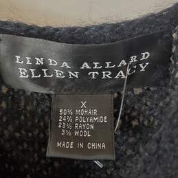 Linda Allard x Ellen Tracy Women Black Mohair Tank Top Sz S alternative image