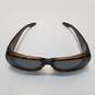 Calvin Klein Brown Tortoise Shell Rectangular Sunglasses image number 2