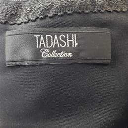 TADASHI Collection Sleeveless Metallic Gray Evening Gown Women's M alternative image
